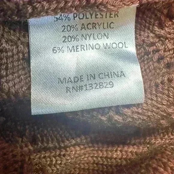 Tularosa Chocolate “Achilles” Cropped Turtleneck Sweater Large New Without Tags! - Picture 9 of 9